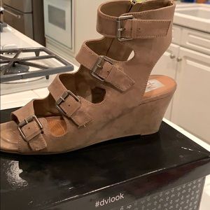 Tan 3” Wedge Heel